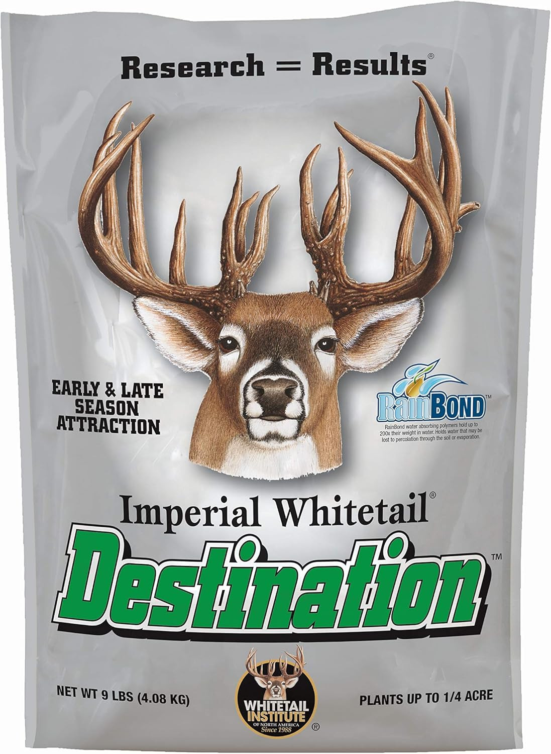 Destination Deer Food Plot Seed, Annual Forage Seed Blend Is Highly Palatable to