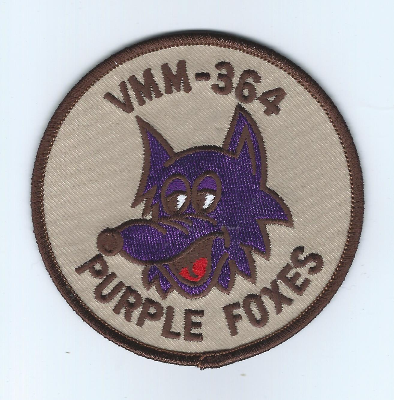 VMM-364 "PURPLE FOXES" !!NEW(2015)!! desert patch