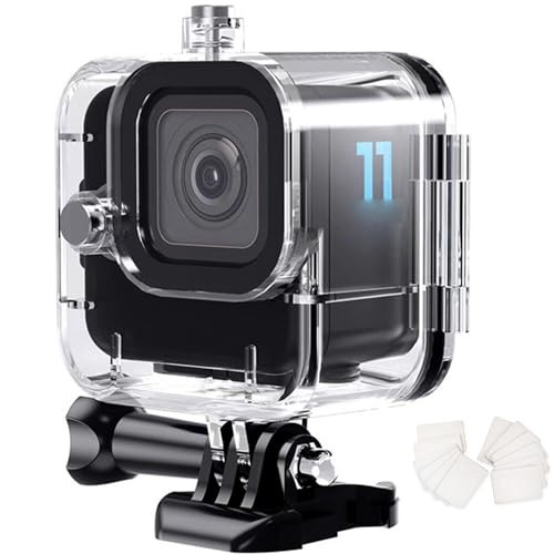 Waterproof Case for Go Pro Hero 11 Balck Mini Action Camera,60M/196FT Diving