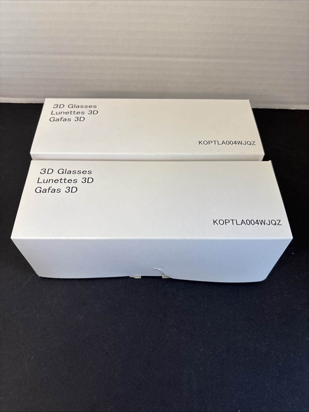 LOT of 2 Pairs of 3D Glasses, LUNETTES 3D TV Model KOPTLA004WJQZ
