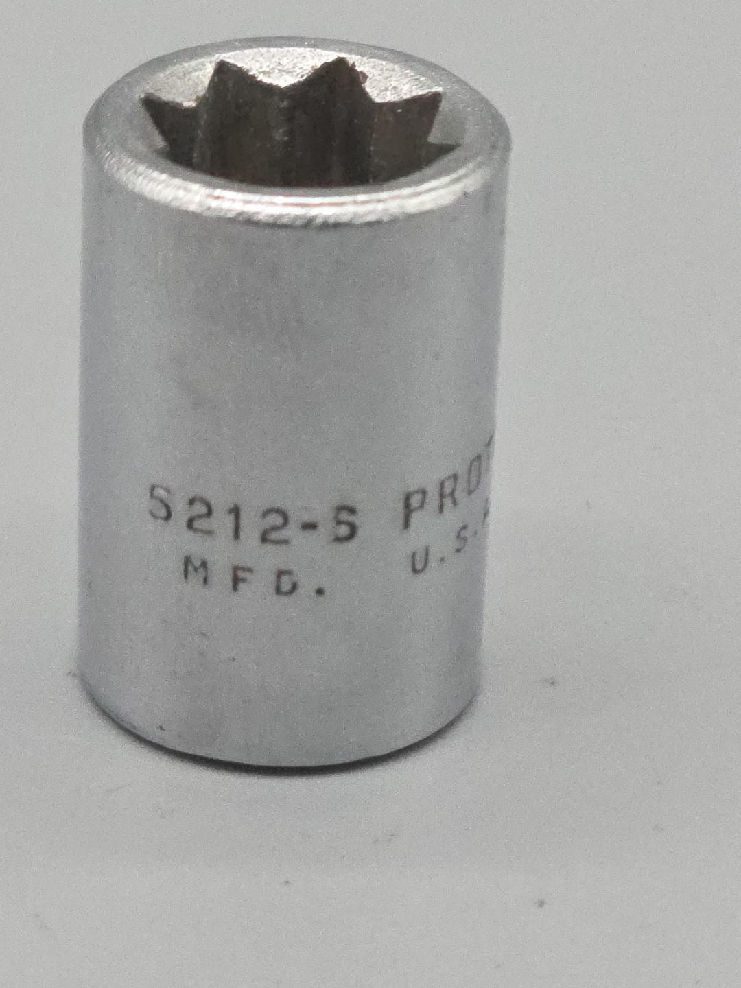 Proto Professional 5212S 3/8-Inch Drive Socket - 8 Point Square Nuts
