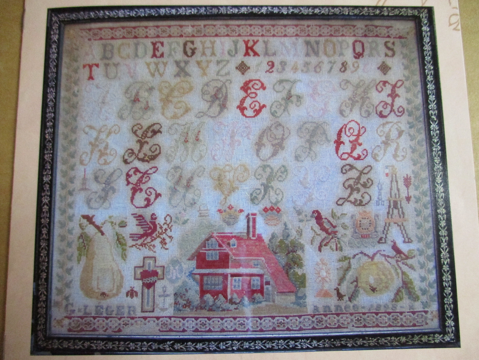 G. Leger 1898 Silk Reflections Needlepoint Chart 2015 Reflets de Soie