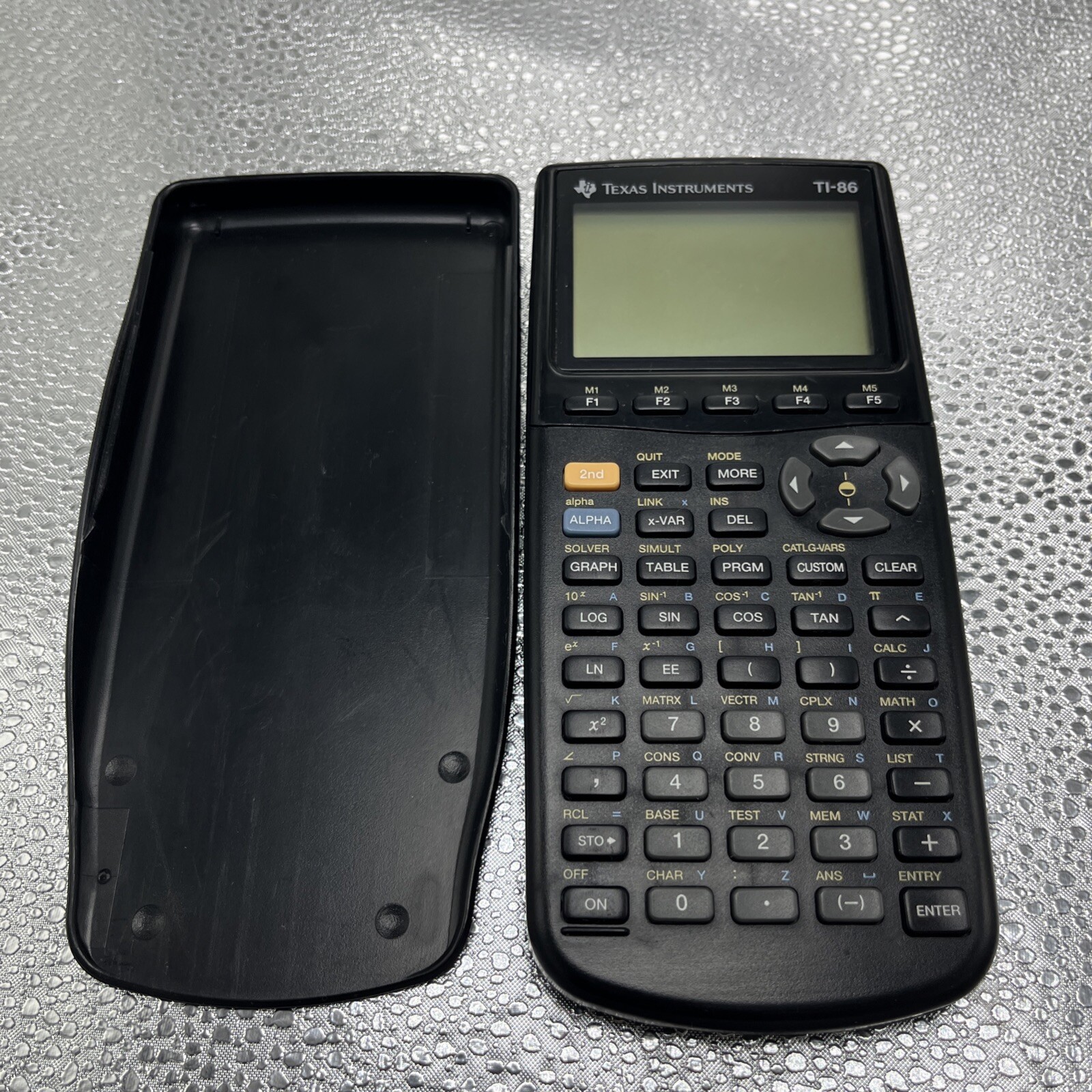 Lot of 4 Texas Instruments Calculators TI-86 TI-83 TI-85 TI-30X IIS Parts/Repair