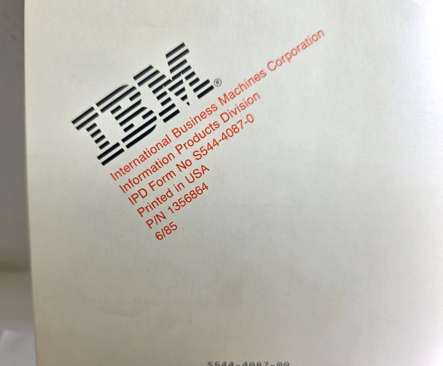 IBM Selectric System 2000 Wheelwriter 3 Typewriter Operators Guide 1985