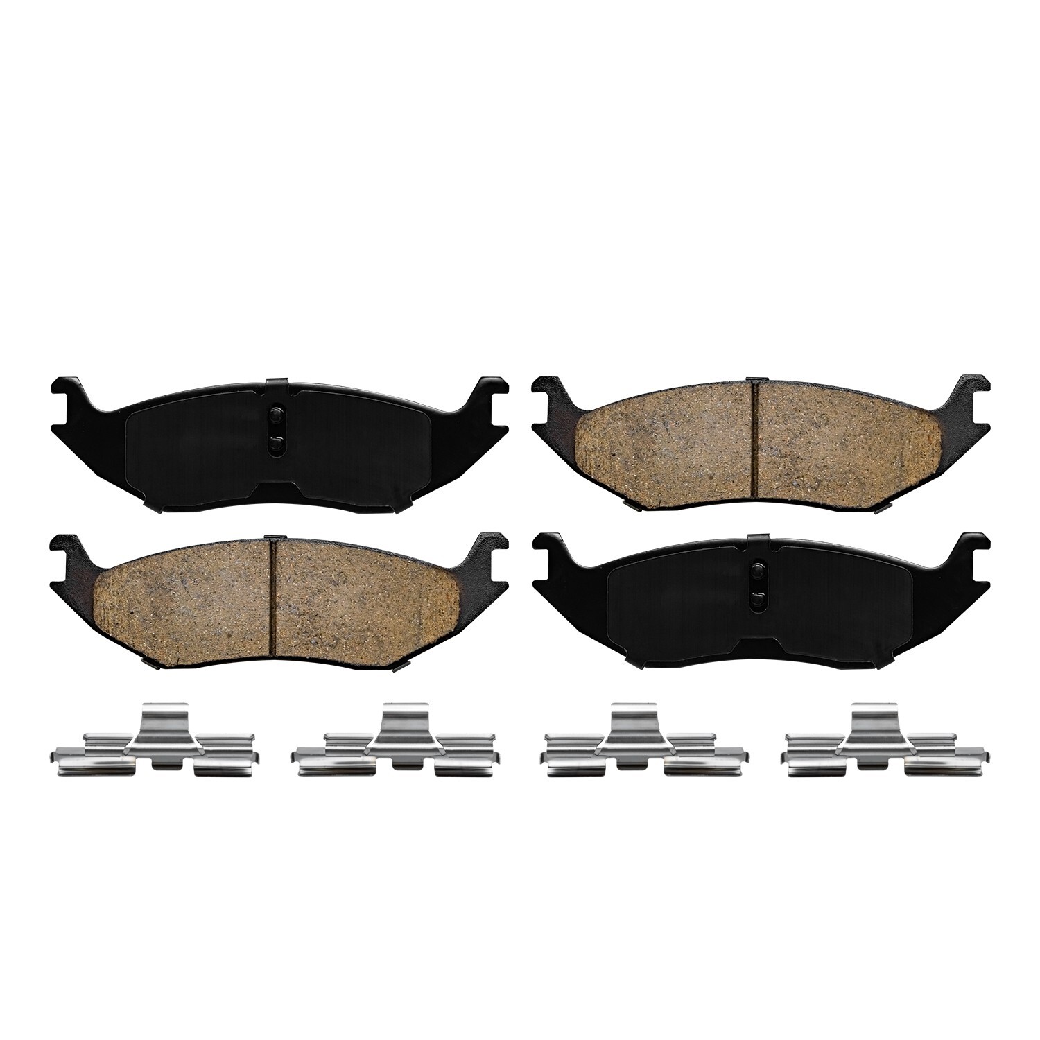 Rear Ceramic Brake Pads w/Hardware for Dodge Durango Ram 1500 5 Lug Models