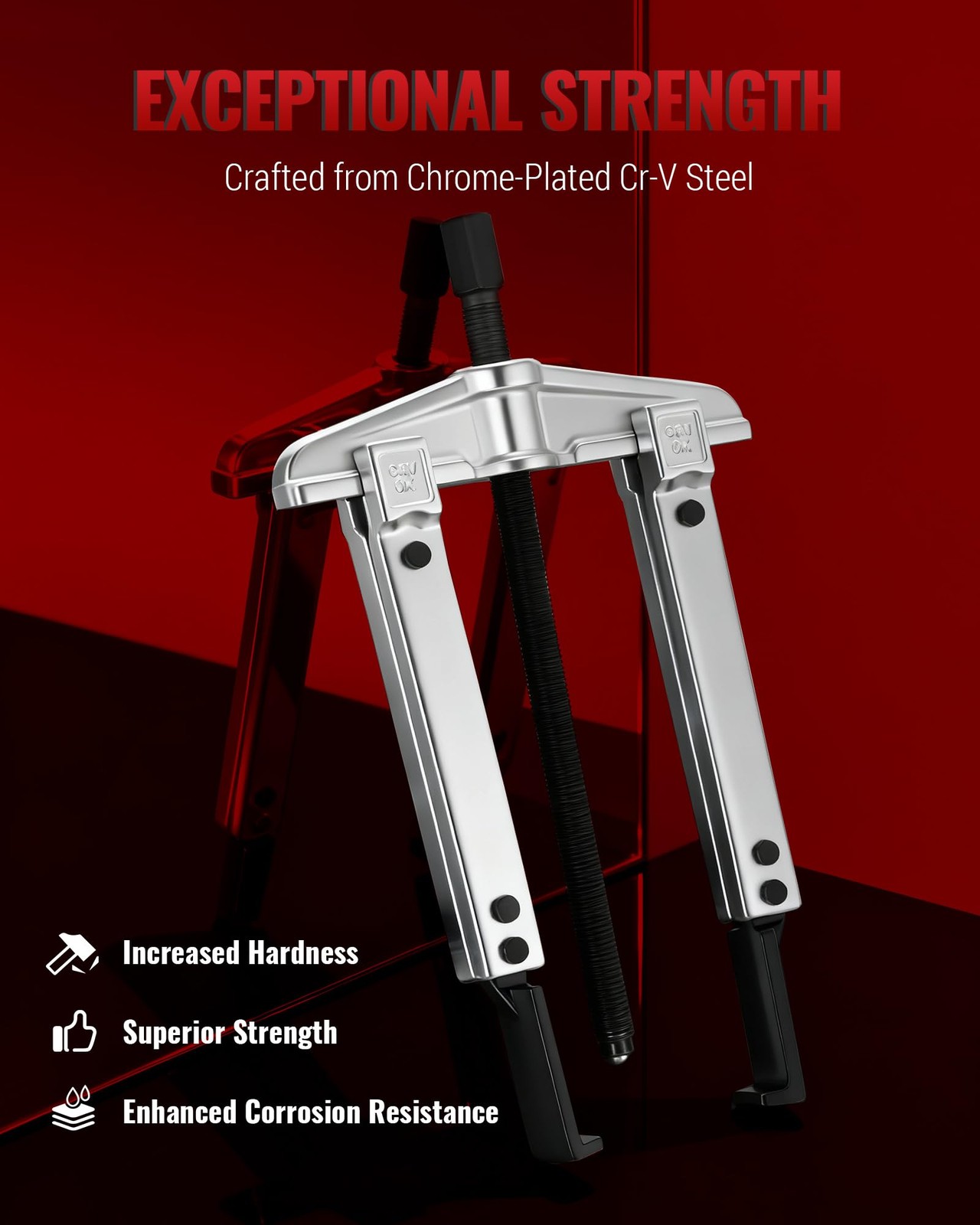 Reywoo Gear Puller Set Adjustable 2 Jaw Bearing Puller Pulley Puller Flywheel