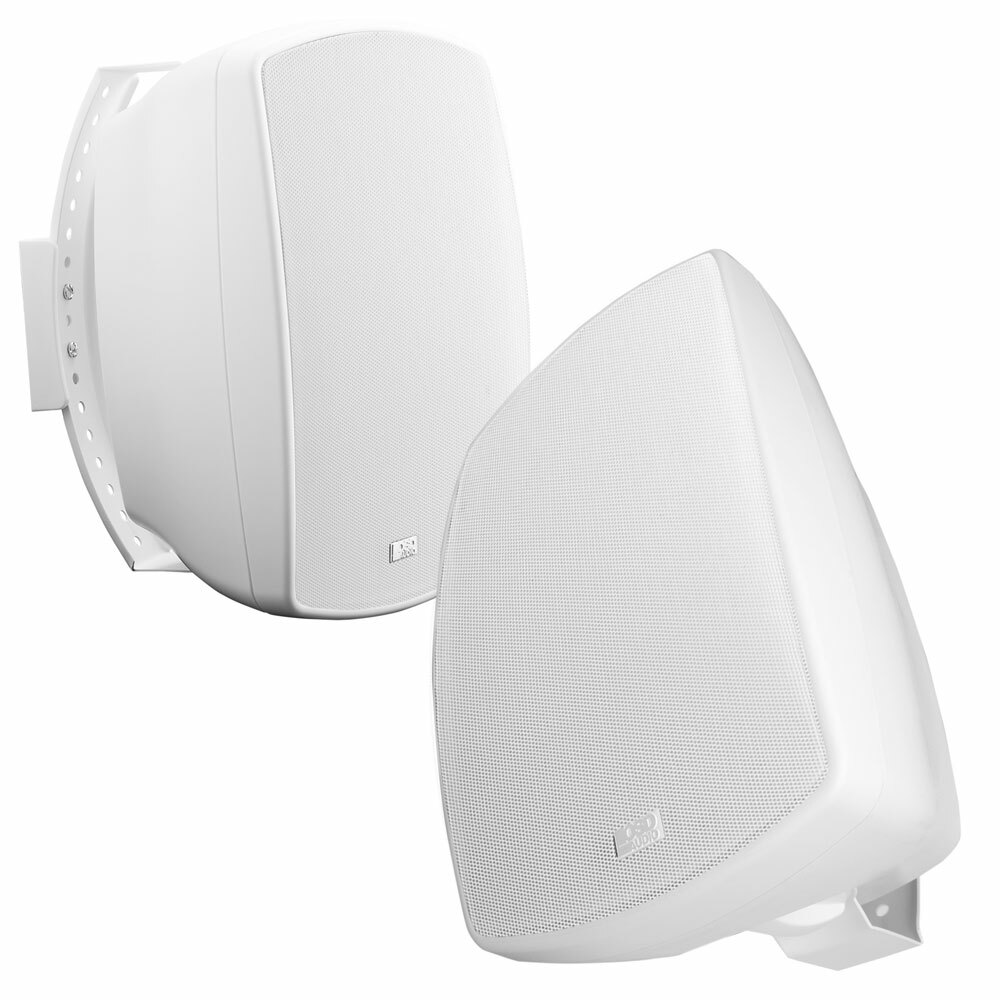 AP650 6.5" Outdoor White Speaker Pair 150W, Swivel Mount, IP54 Weather Resistant