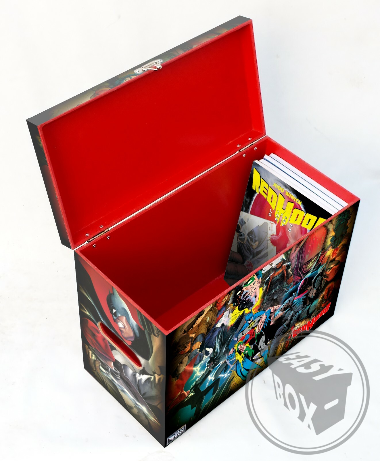 Red Hood - Large Comic Book Hard Box Chest MDF