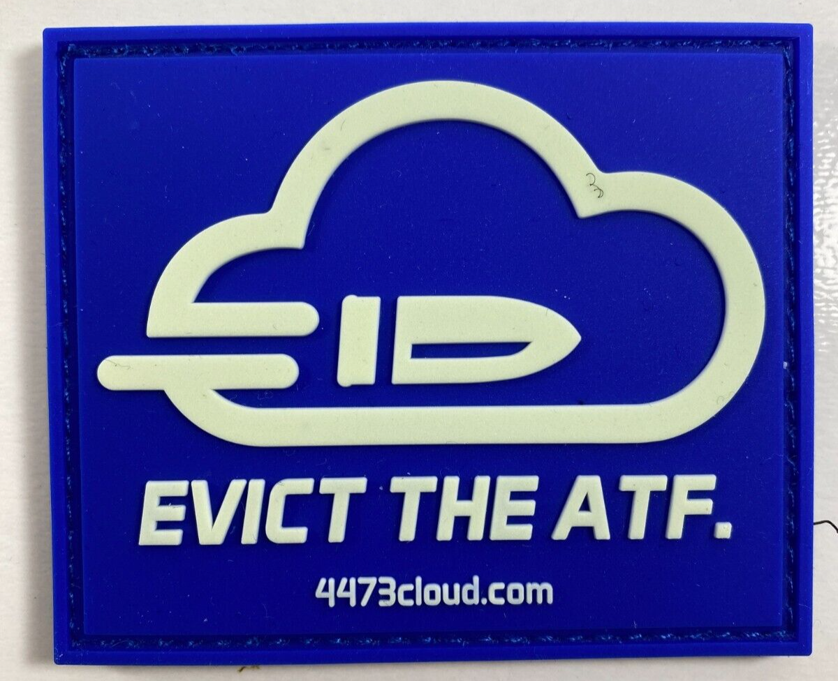 2024 Shot Show Blue Evict The ATF Morale Tactical Patch