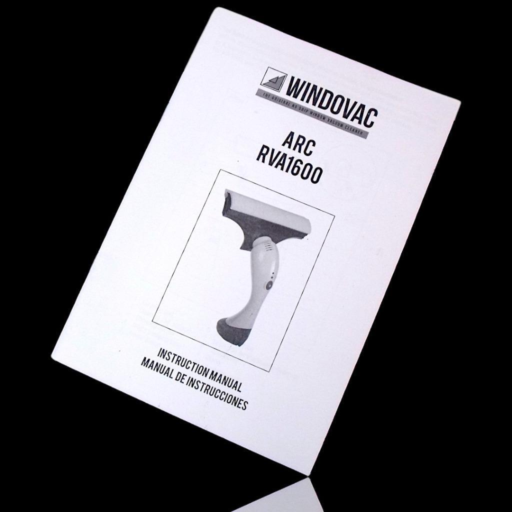 Cordless Window Vac Rechargeable Vacuum Cleaner Squeegee Hand-Held Windovac, New