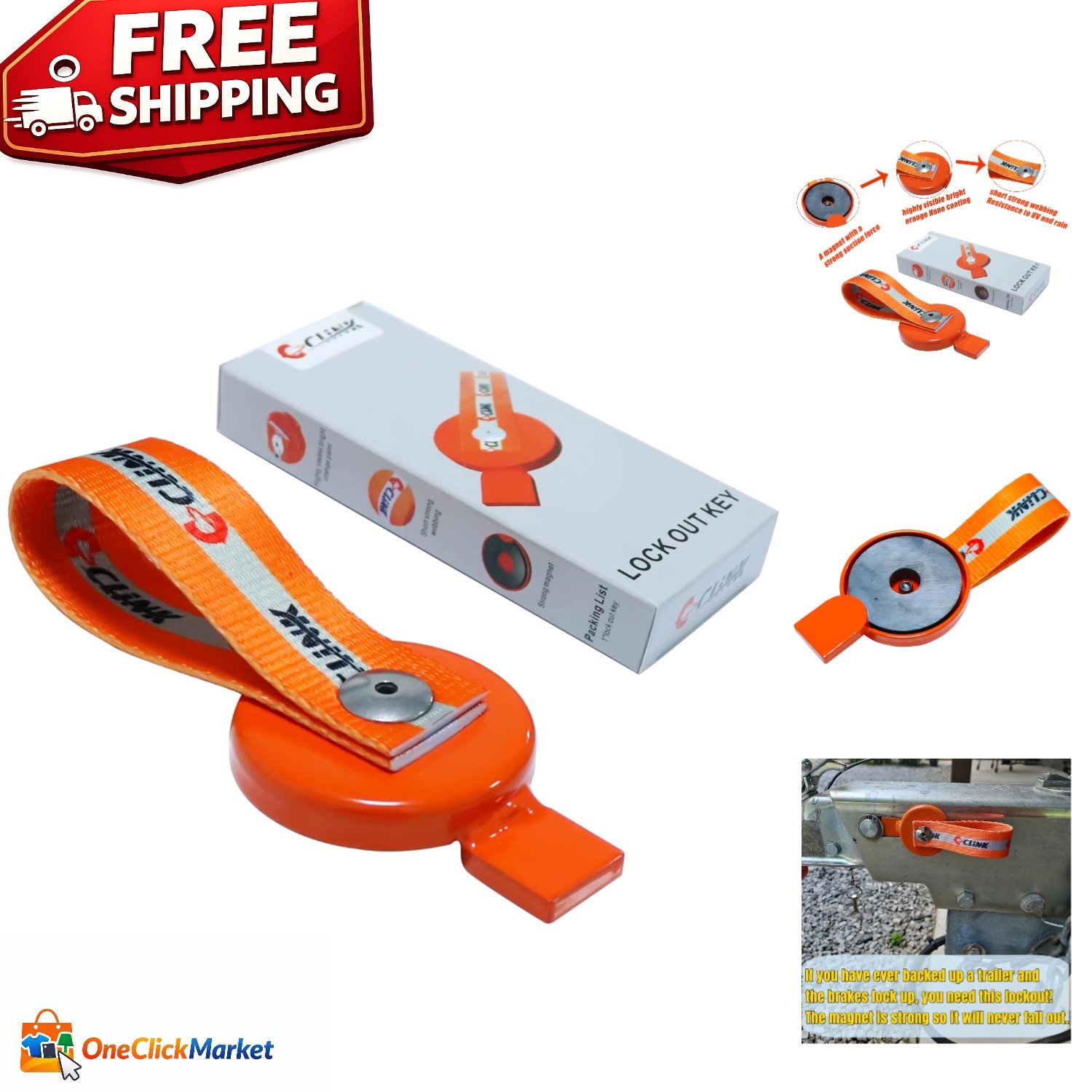 Innovative Magnetic Brake Lockout Key for Reliable Off-Road Trailer Performance