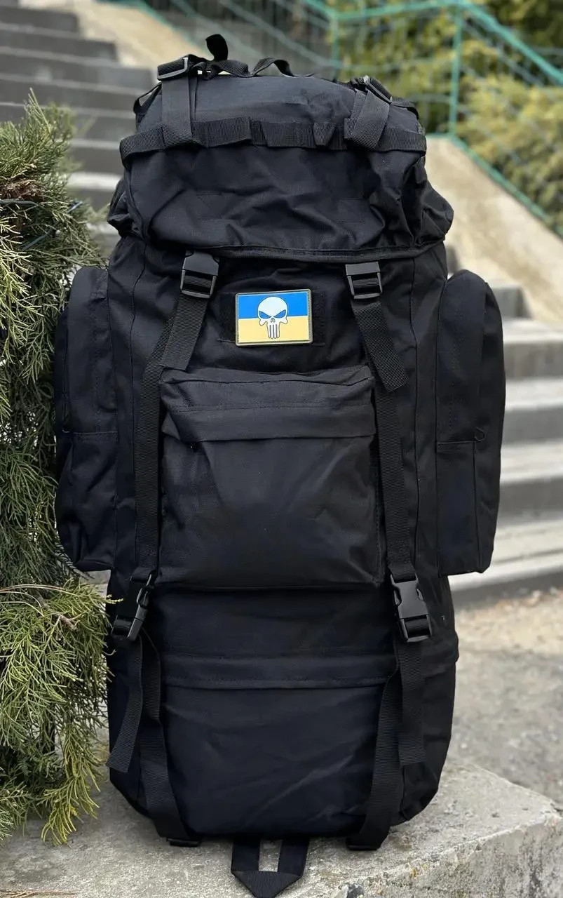 Tactical backpack trunk 80 l with frame durable moisture-resistant military 🇺🇦