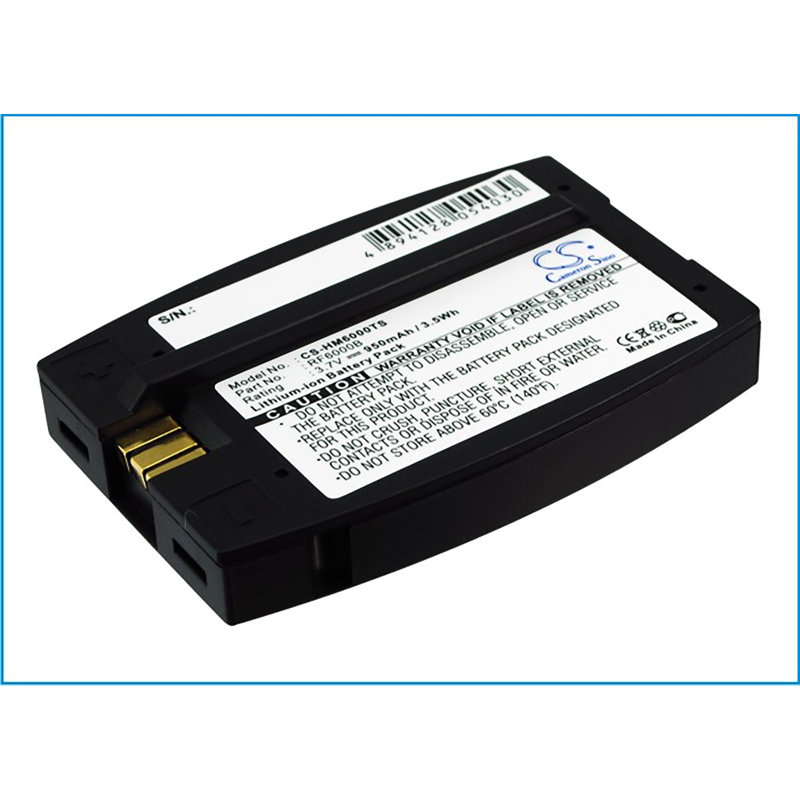 Battery for HME BAT41 RF6000B 6000 IQ 6100 Blue Com6000 HS400 HS500 RFT SYS6000