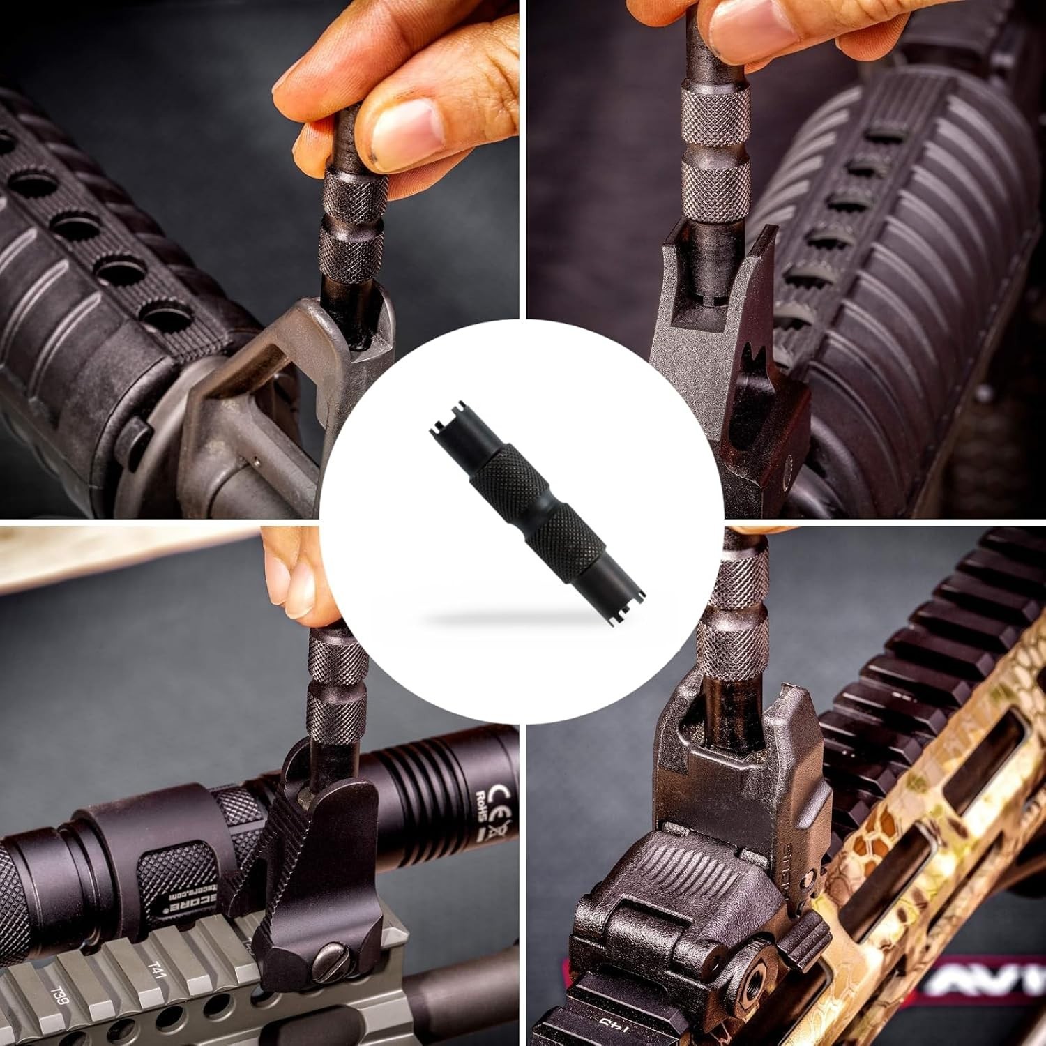 1 PCS Front Sight Tool Precise Front Sight Adjustment Tool with 4 & 5 Prong For✅