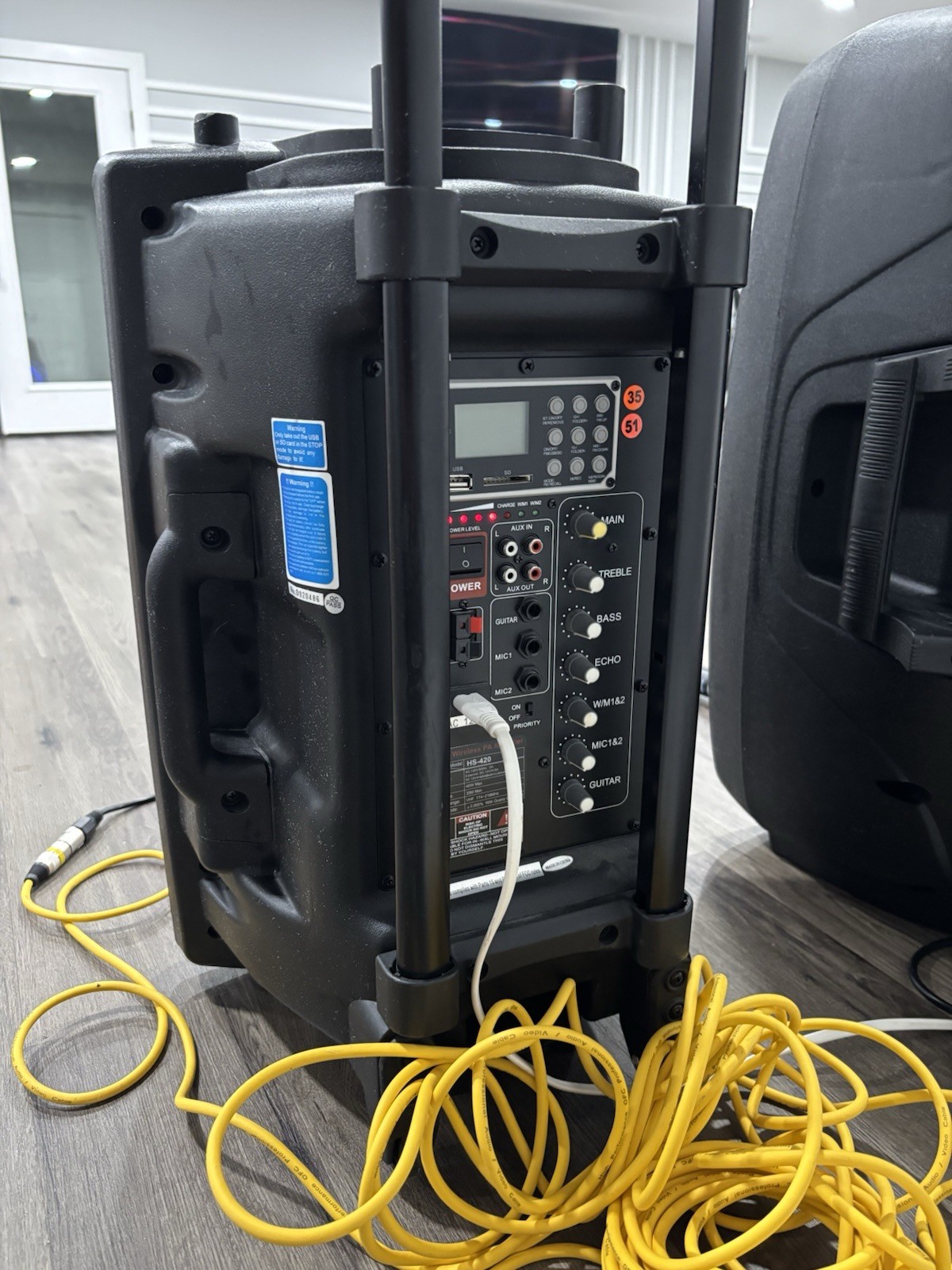Portable PA Speaker Bundle – Fully Working (Tested)