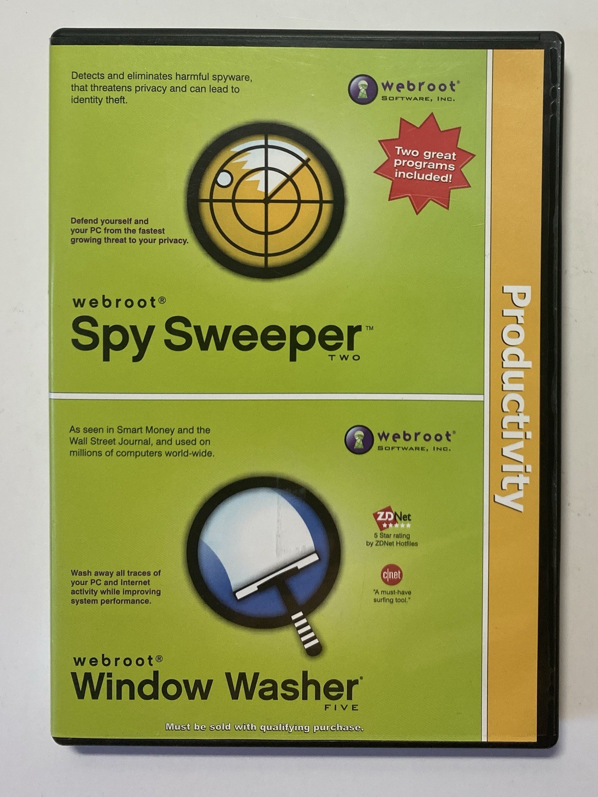 Webroot Spy Sweeper 2003 - 2005 Anti-Spyware Software includes Key Code