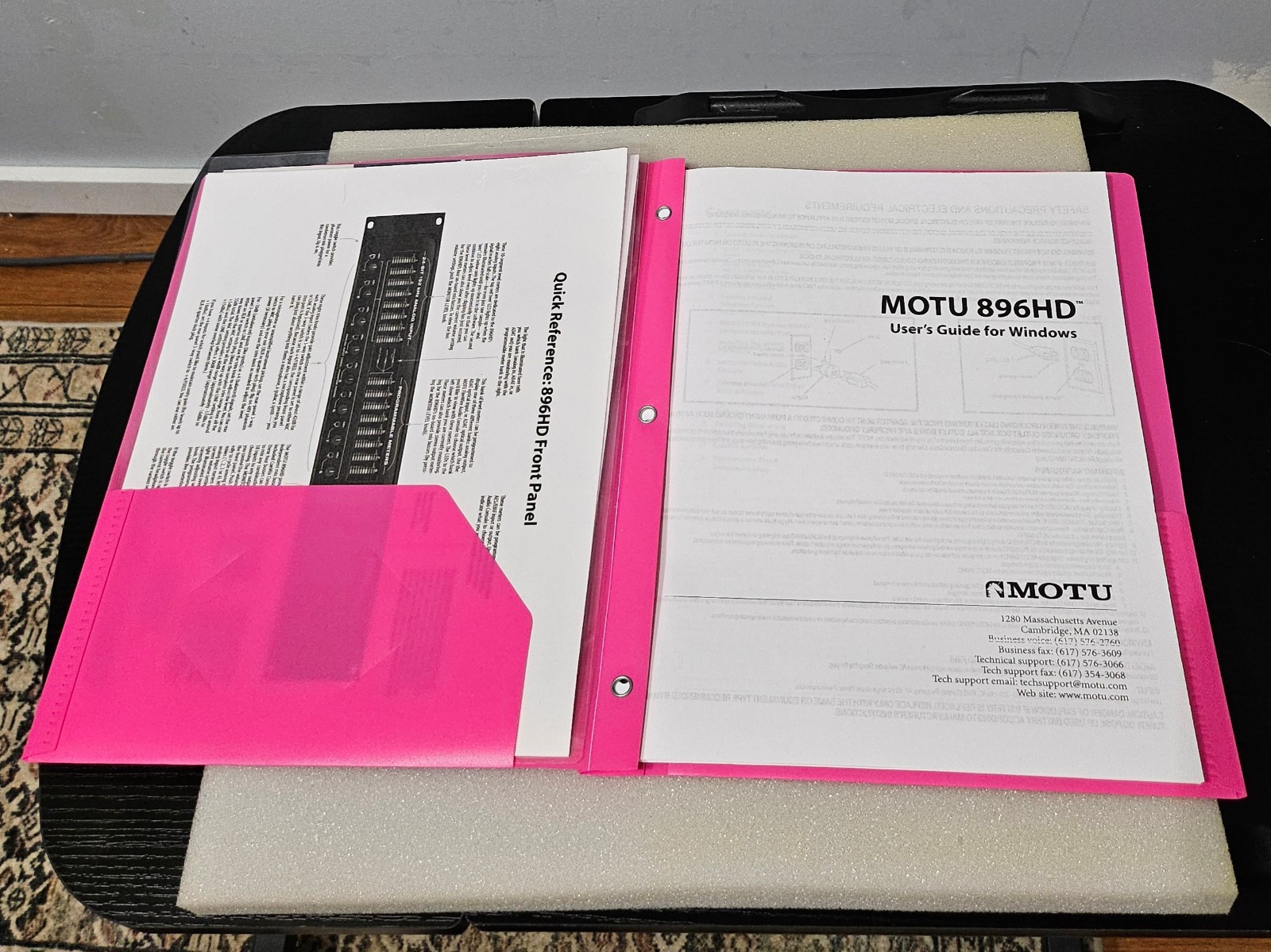 MOTU 896HD W/FireWire card