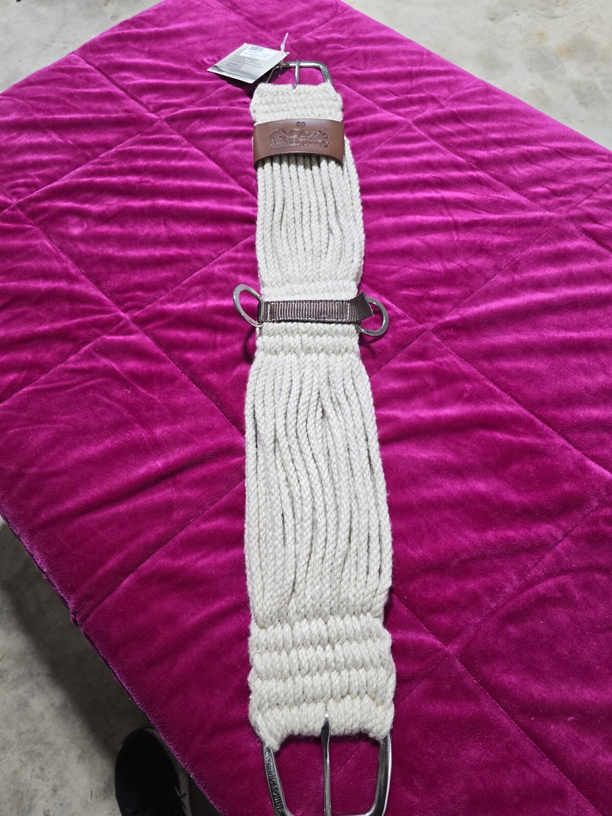 Classic Equine Mohair BLEND Straight Cinch 31 STRAND BLEND  36"