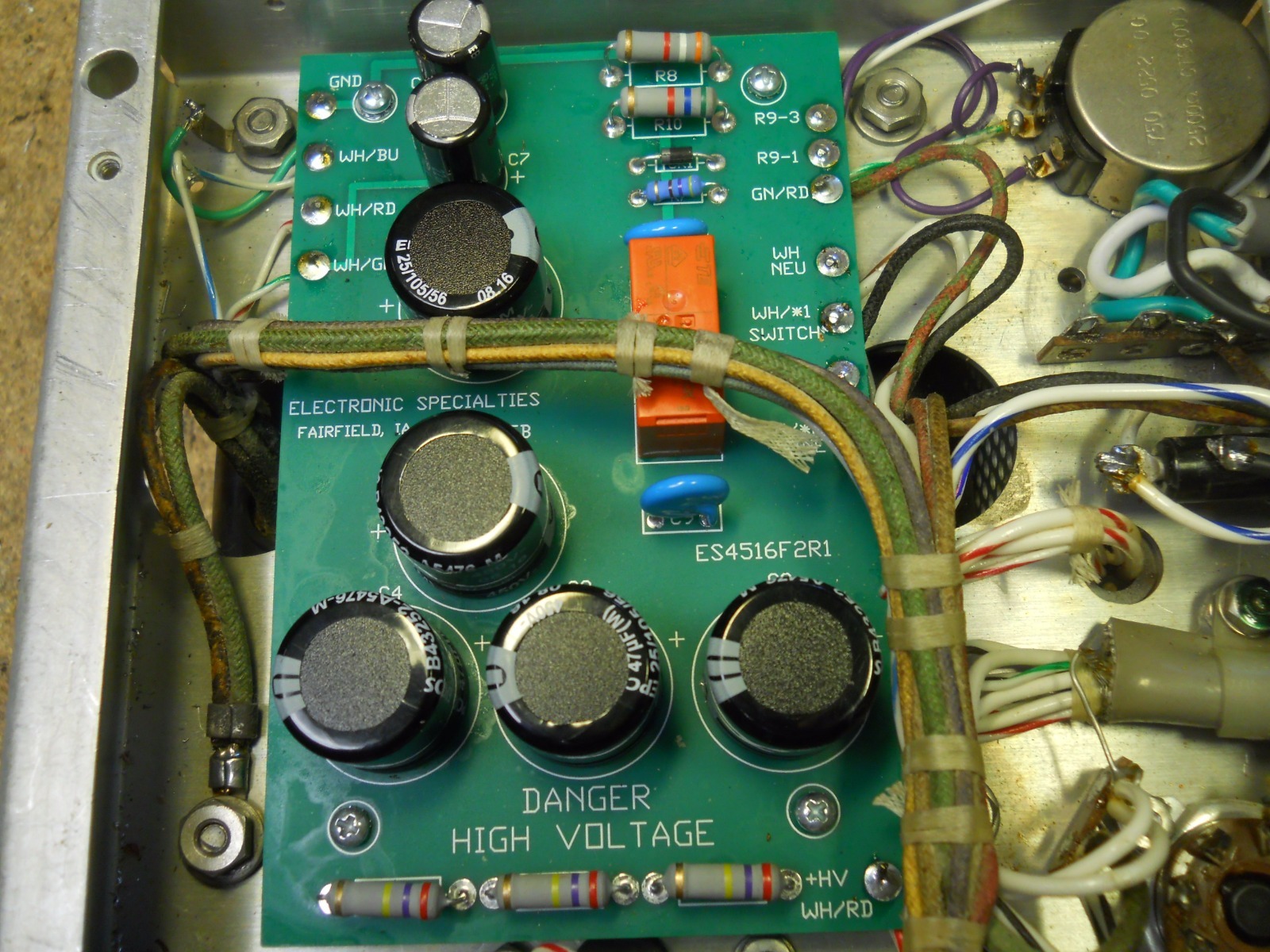 Collins 516F-2 Update Complete Kit w/relay, caps, diodes, pcb