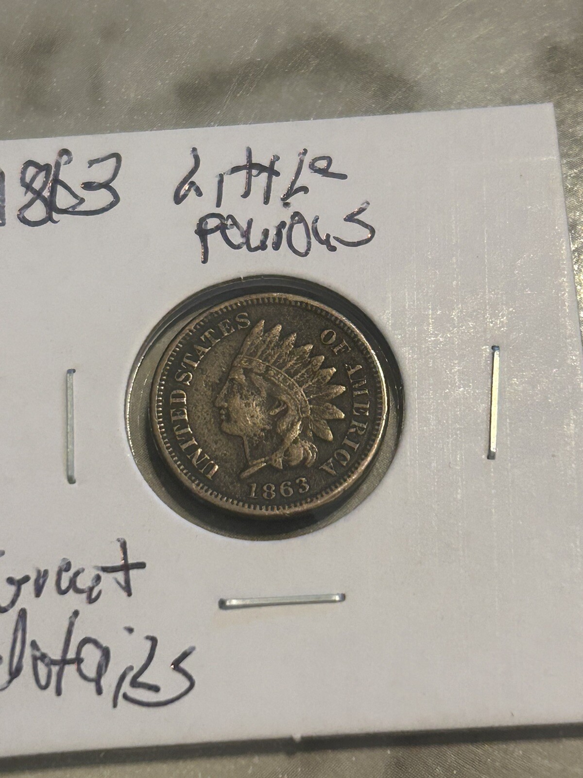 1863 and 1875 indian cents Check Pictures Look At My Listings Please👀