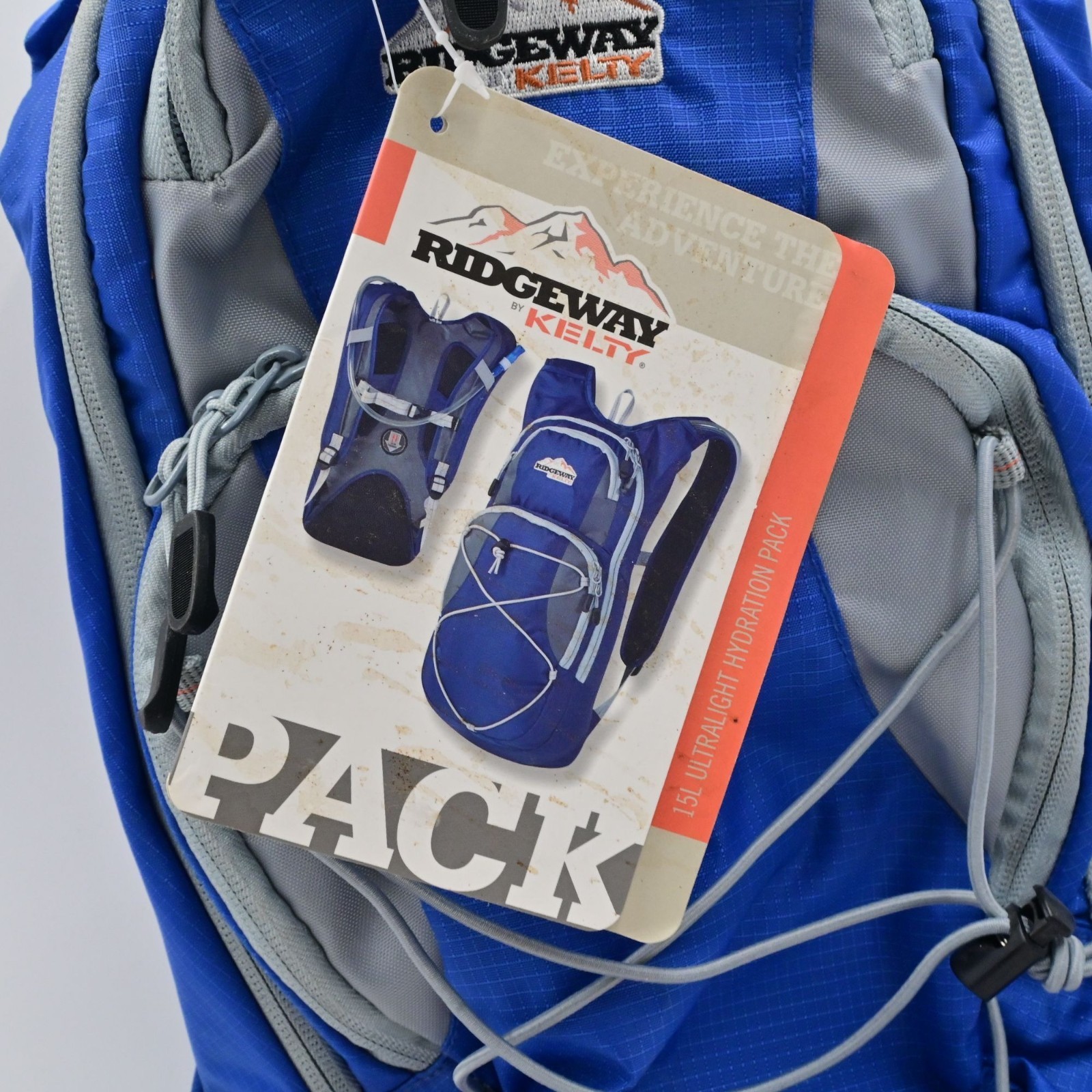 Kelty Ridgeway 15L Hydration Backpack Blue/Gray NWT