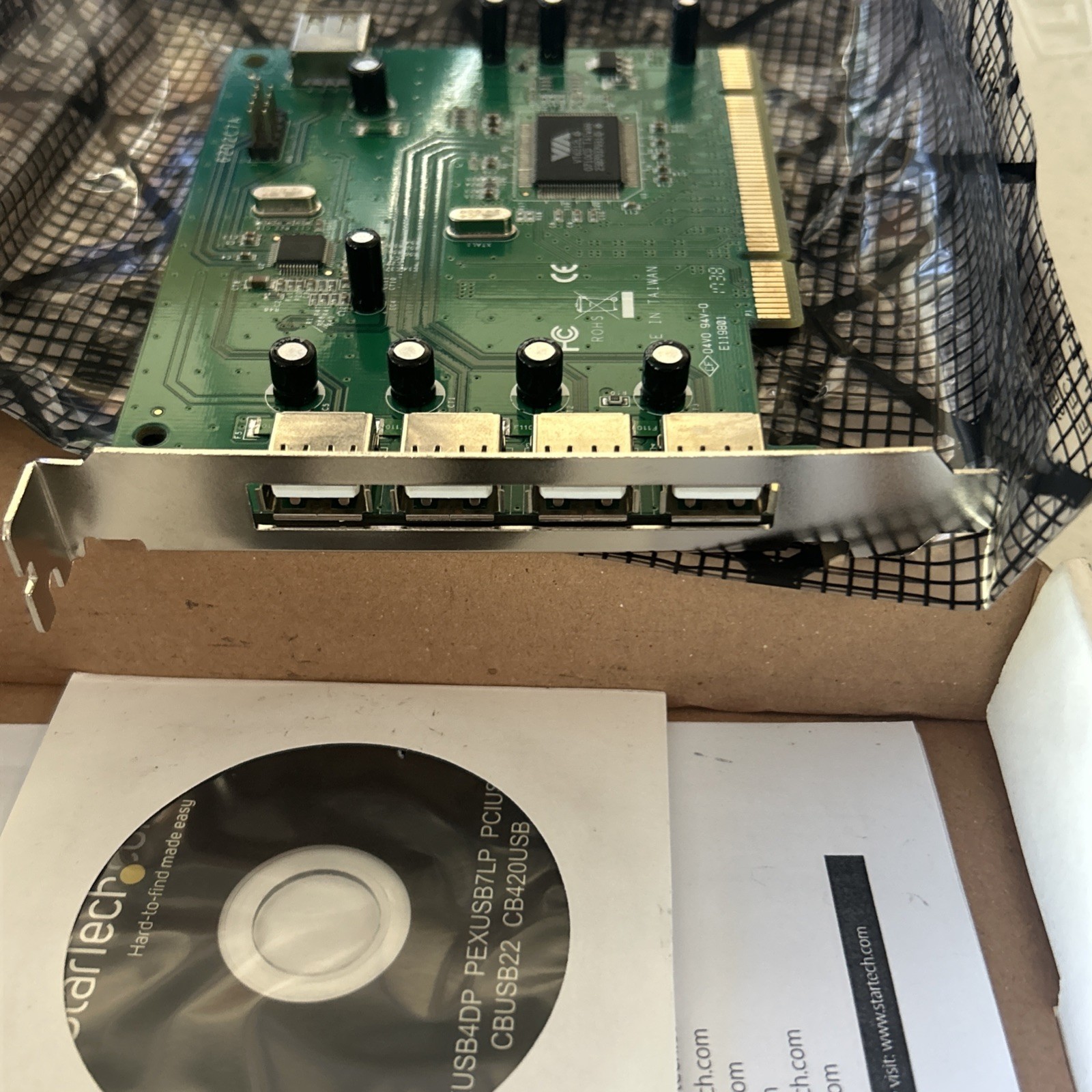 StarTech 7-Port PCI USB Card Adapter PCIUSB7