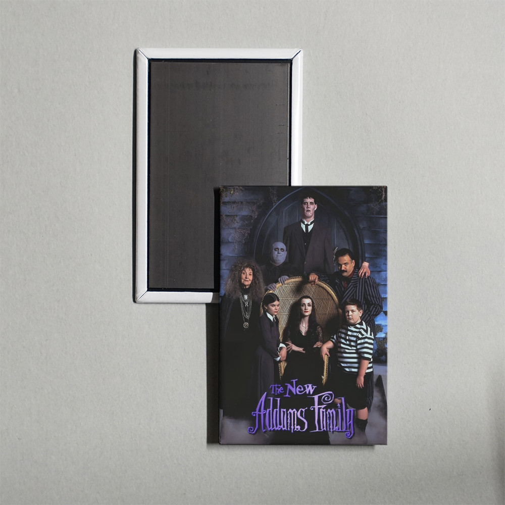 The New Addams Family Mini TV Show Poster Fridge Locker Magnet