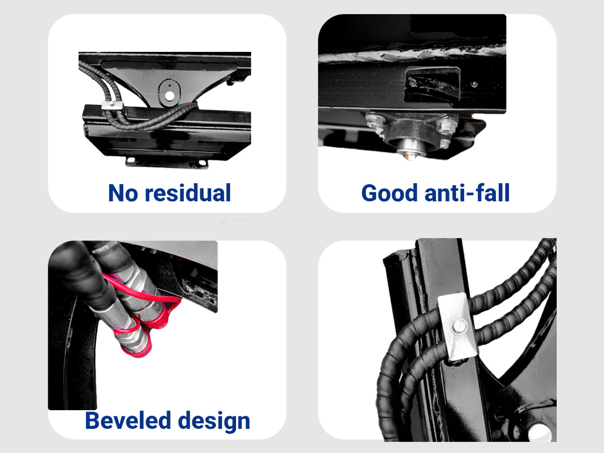Skid Steer Angle Sweeper 48in Length, 38in Sweep Width, 165kg