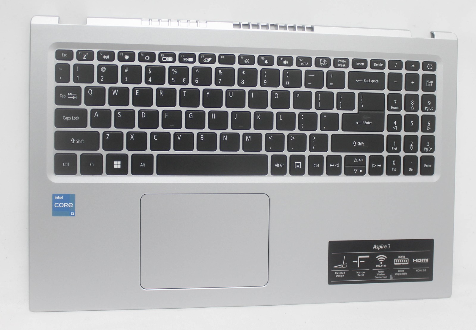 AP3A9000300 Acer Palmrest Top Cover W/Kb Us Aspire 3 A315-58-33Xs "GRADE A"