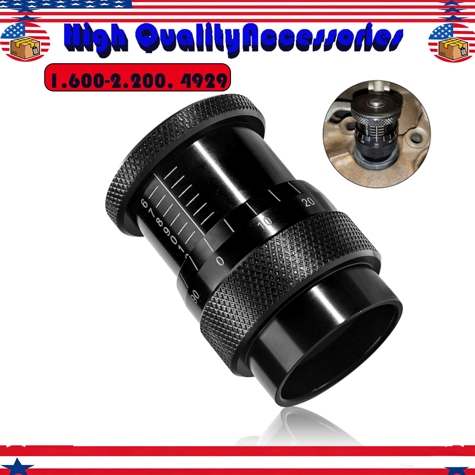 1.600"-2.200" Valve Spring Height Micrometer Range Checker Gauge Tool V8 ENGINE