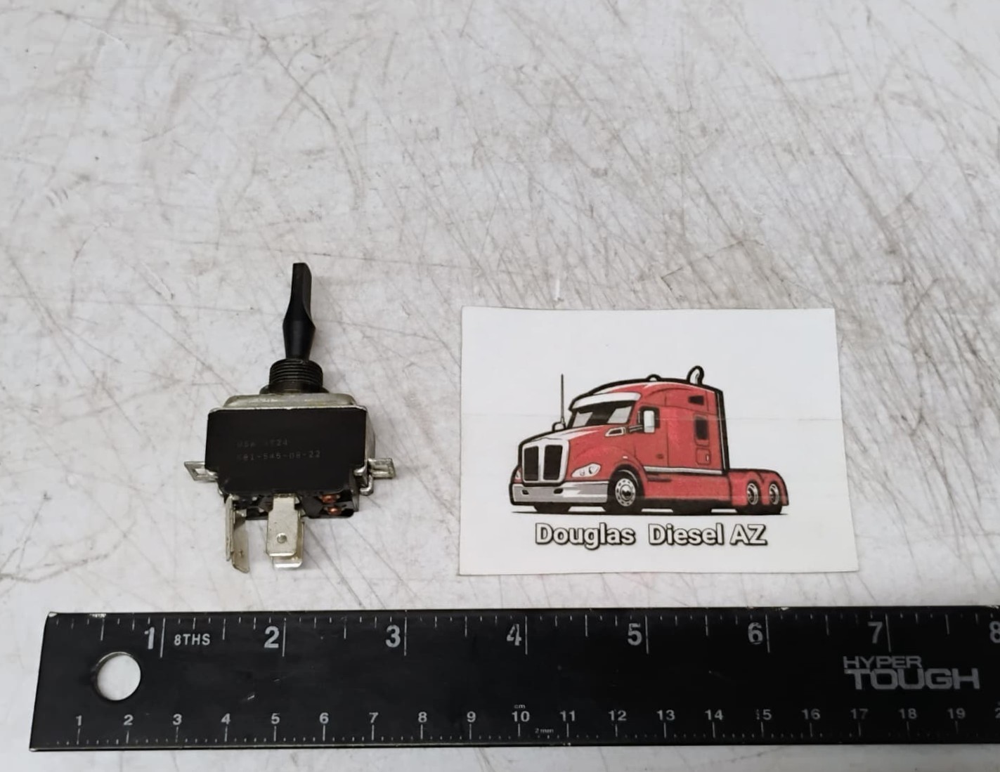 NOS - DPST TOGGLE SWITCH for Freightliner 681-545-08-22 Ref. # 59024-37 8956K899