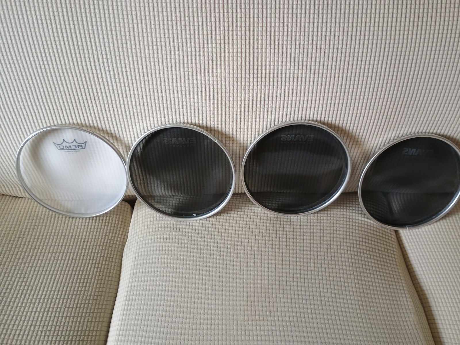 EVANS SOUND OFF MESH HEADS PACK (4) 8" DRUM HEADS