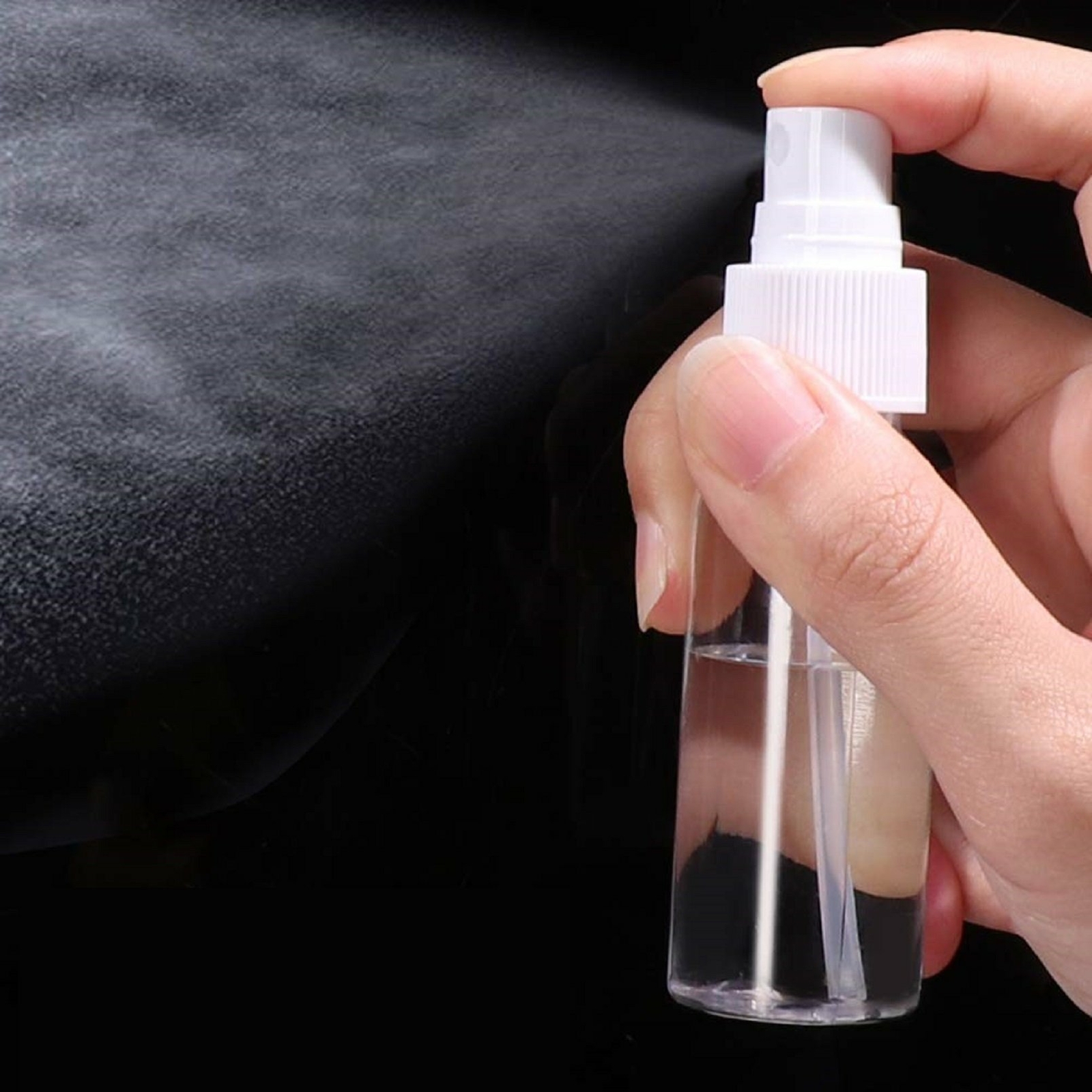 2-6Pack 30ml/60ml Travel Spray Bottle Plastic Transparent Perfume Empty Atomizer