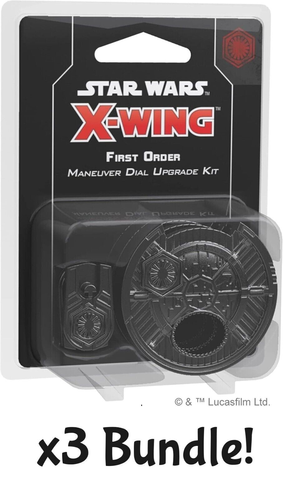 X-Wing Miniatures First Order Maneuver Dial Upgrade Kit x3 Nine Dials Total!