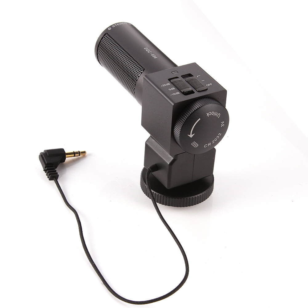 Handheld Cam Recording Microphone Stereo Photography Interview System Kit