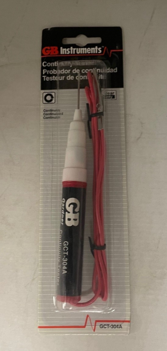 GB  Continuity Tester Circuit Integrity GCT-304a NIB  $6.00 SHIP ANY QUANTITY