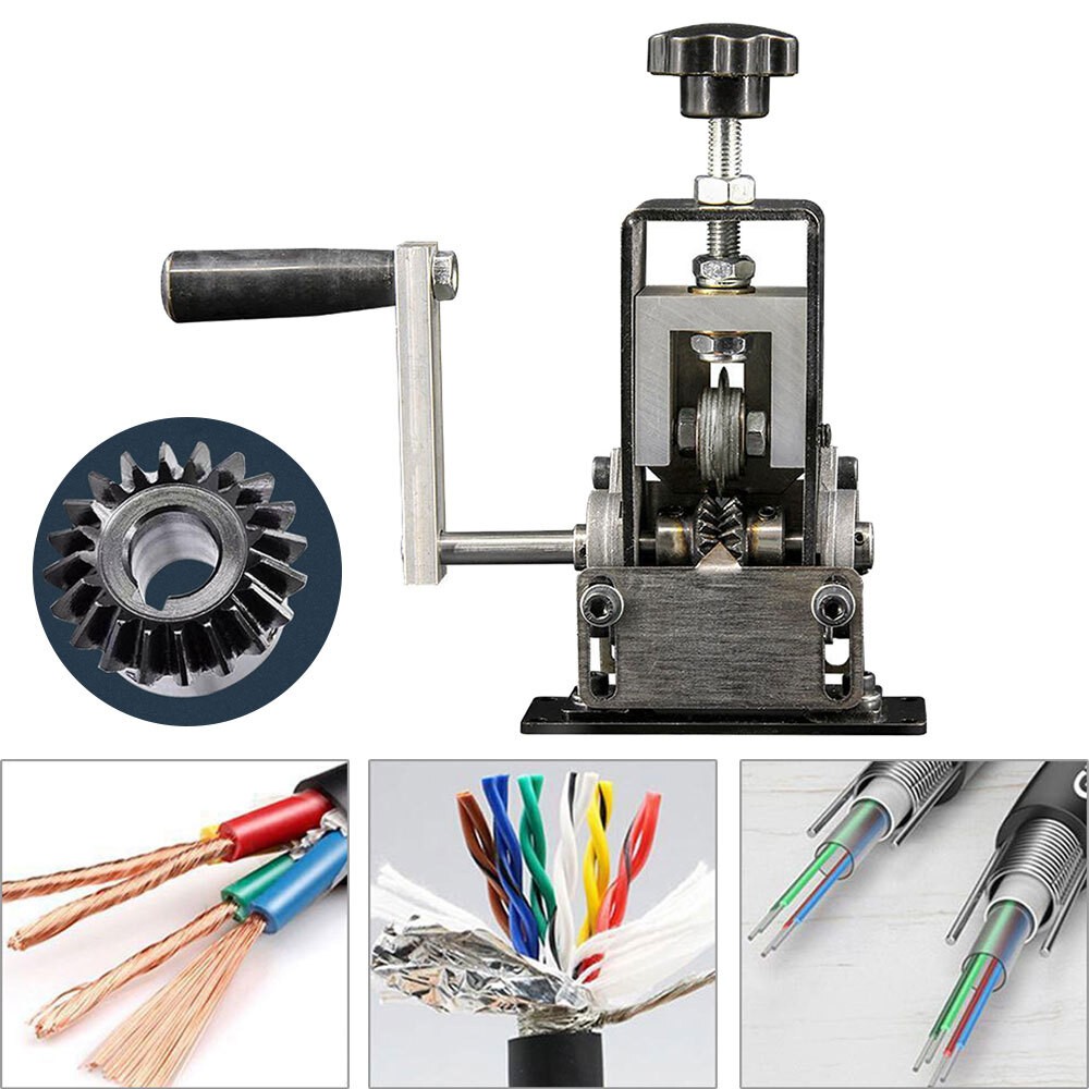 Manual Wire Stripping Machine Cable Stripper Crank Scrap Copper Cutter Recycle ╏