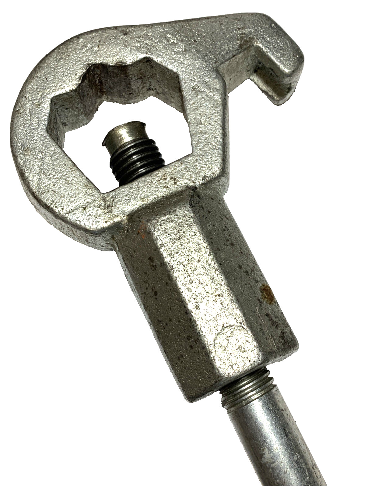 18” Adjustable Moon American Hydrant Wrench Spanner Hook Pentagon & Square Nuts