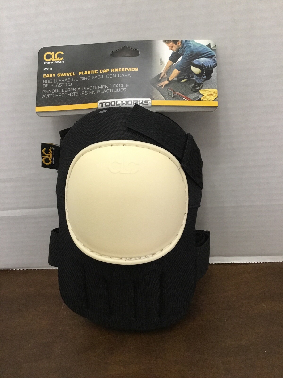 CLC Kneepads WORK GEAR  V230 Stitched Plastic Cap Swivel New
