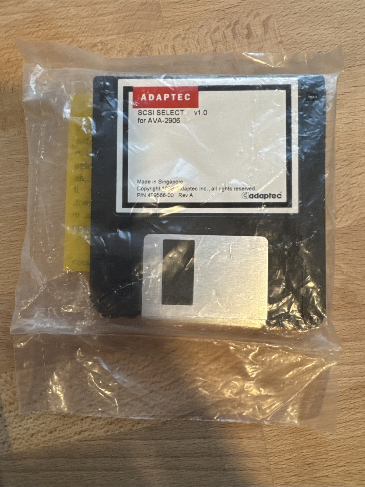 New In Package ADAPTEC SCSI Select V1.0 for AVA-2906 - Vintage 1998