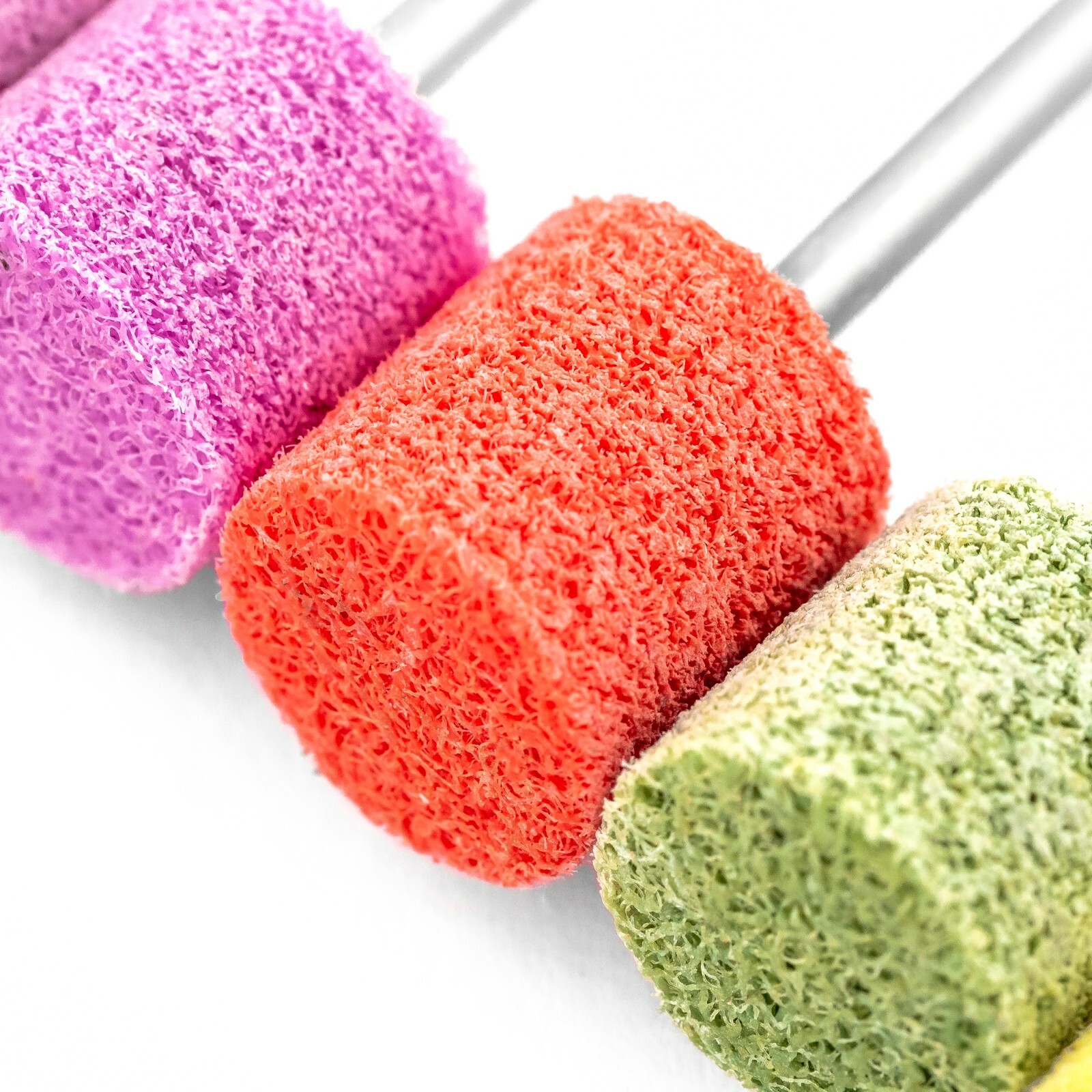 7pc 240-1500 Grit Abrasive Nylon Brush Wheel Grinding Polishing Buffer Drill Bit