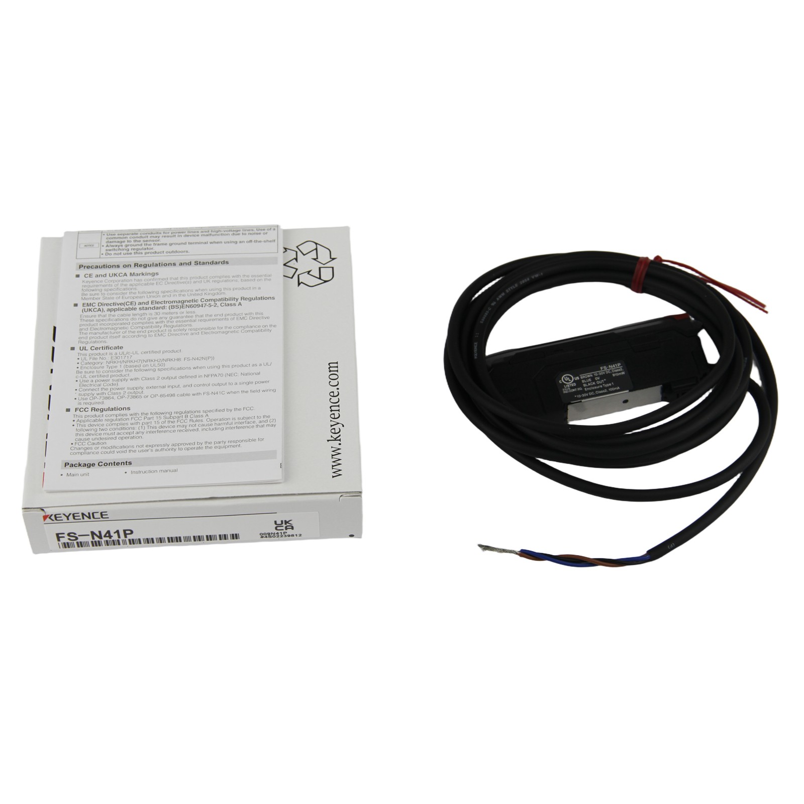 New Keyence FS-N41P Fiber Amplifier Sensor Switch