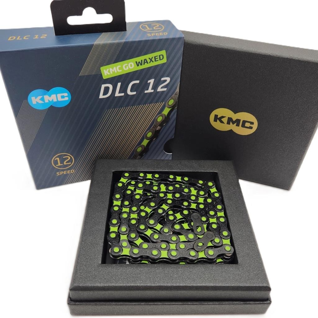 KMC Go Waxed 12-Speed Green DLC12 Bicycle Chain Wax fits Shimano SRAM
