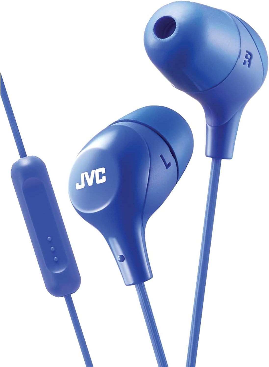 Colorful Marshmallow Blue Earbud Headphones With Mic And Remote For Iphone An...