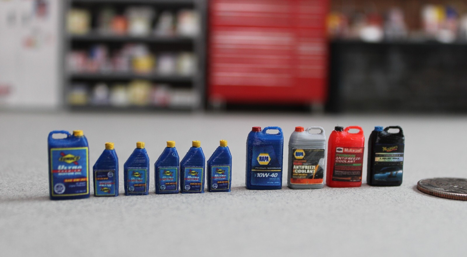 1/18 - 1/24  Sunoco oil products; Diorama Shop Austin's Garage; 10 items