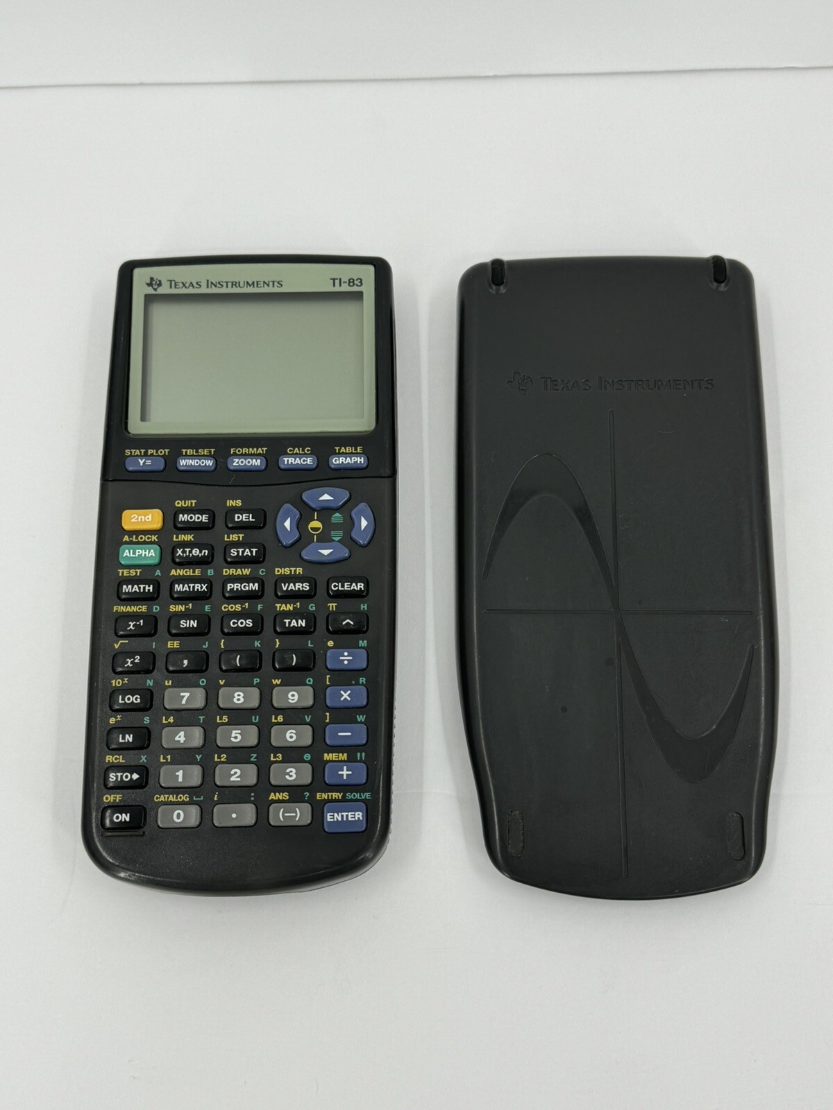 Texas Instruments TI-83 Graphing Calculator with cover (AS IS - For PARTS only)