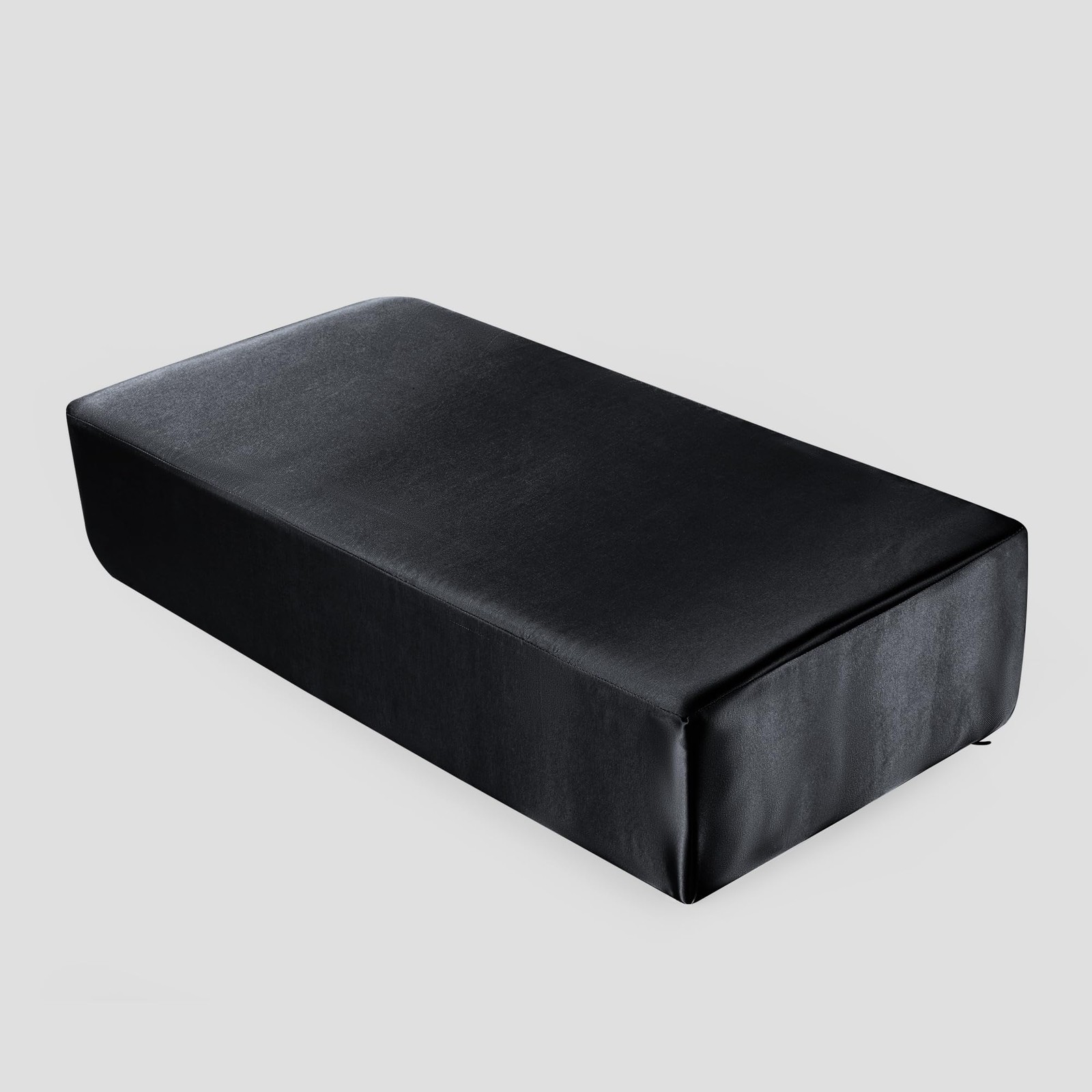 Cube Pillowcase  Silky Smooth Satin with Hidden Zip, 12"x24"x5.5"