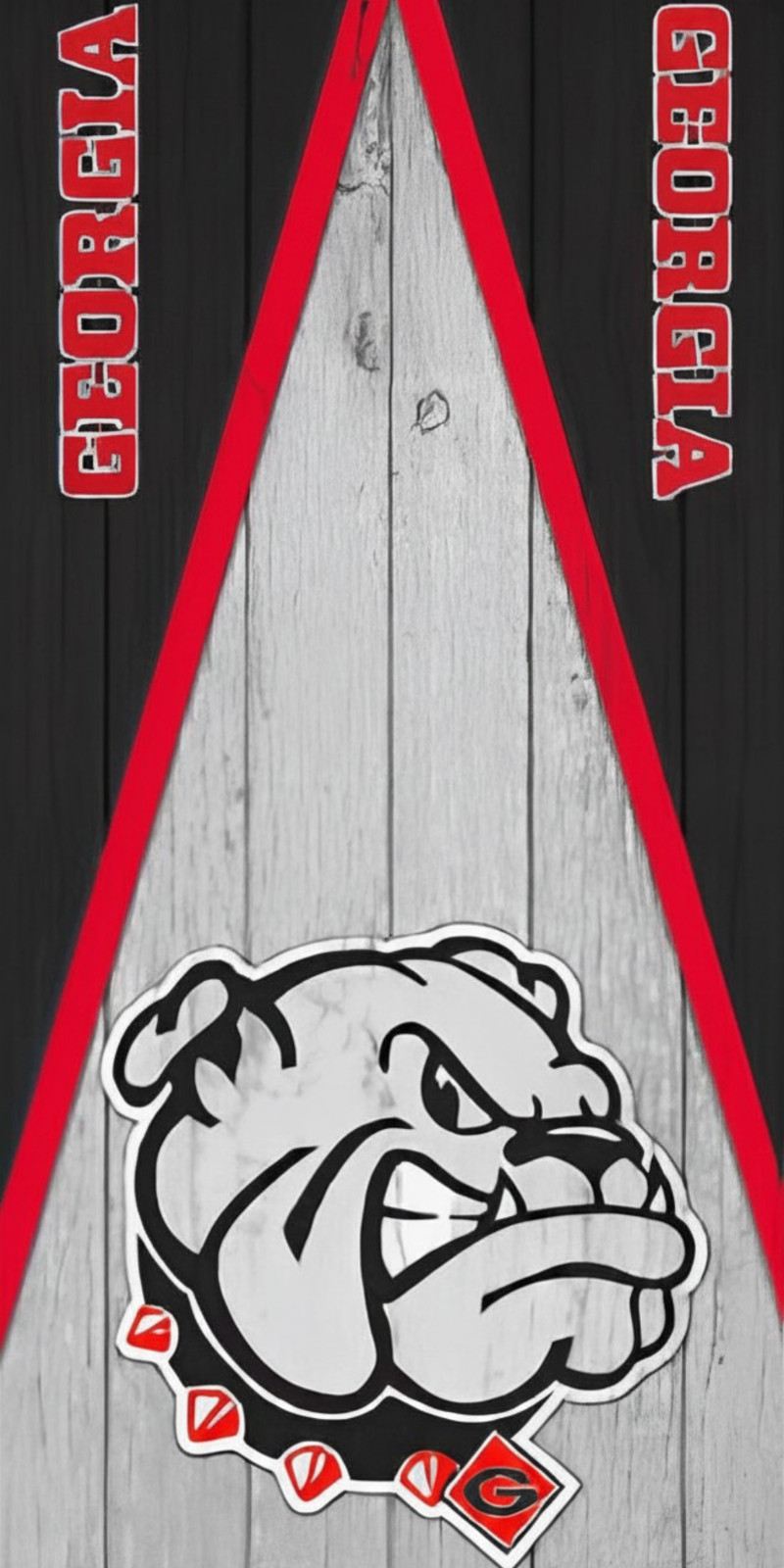 Georgia Bulldogs High Definition Premium Cornhole Vinyl Wrap
