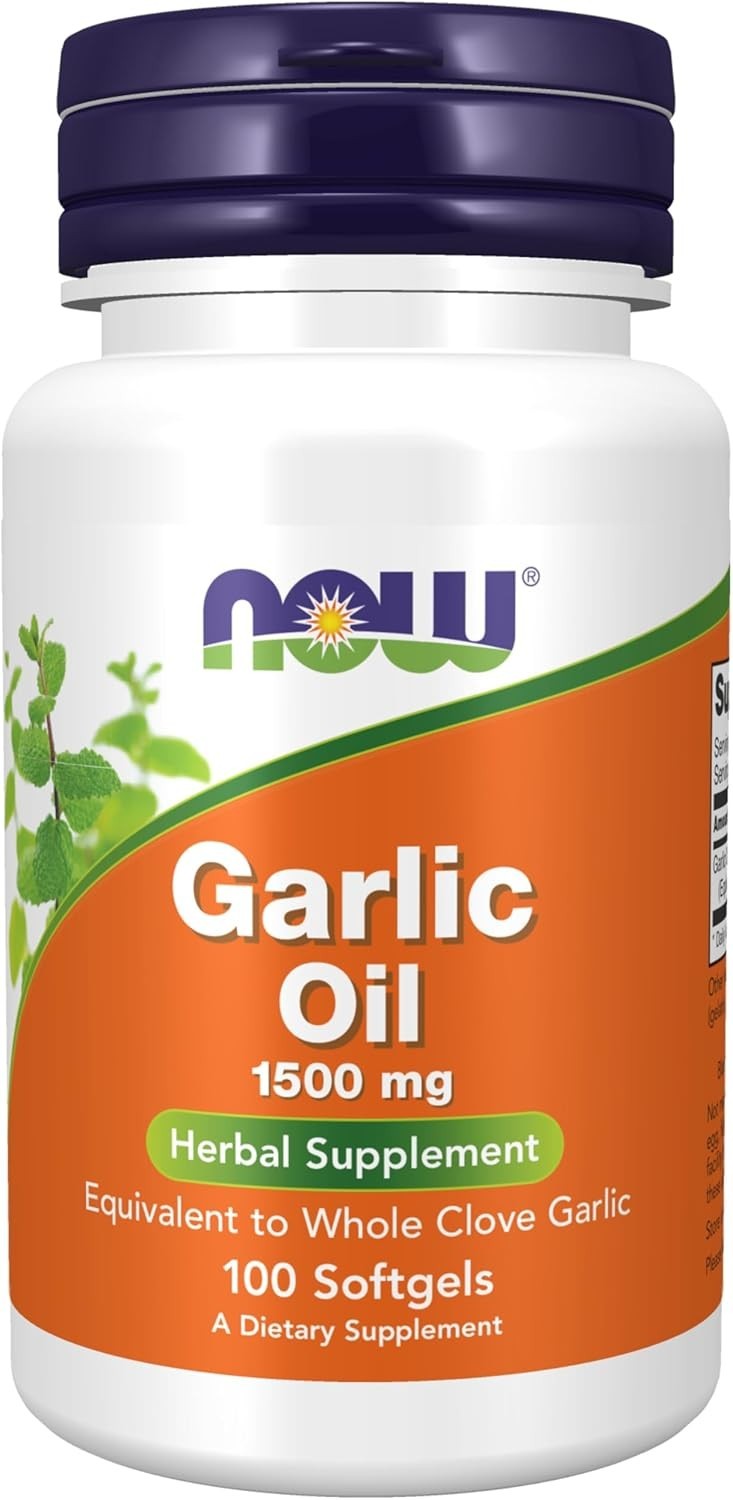 NOW FOODS Garlic Oil 1500 mg 100 Softgels