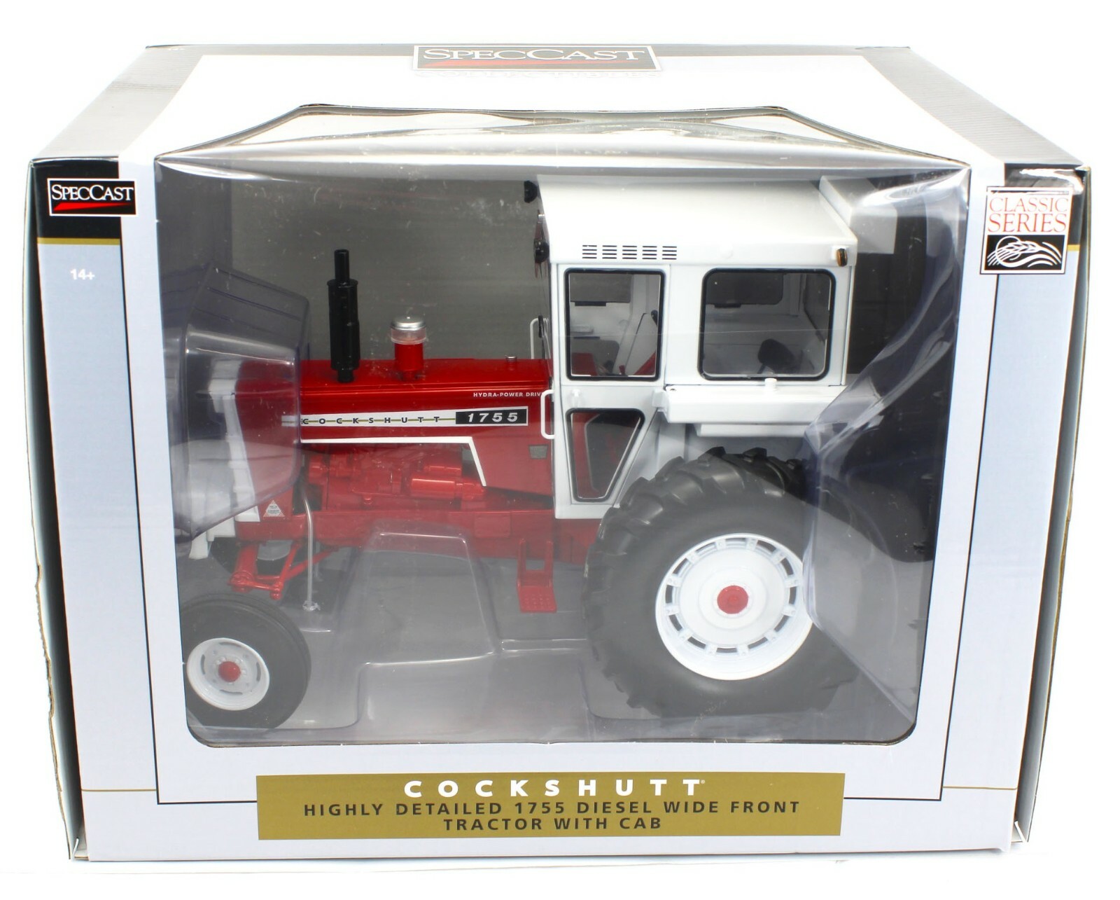 2020 NEW 1:16 Speccast WHITE COCKSHUTT 1755 Diesel Wide Front with CAB!! *NIB*